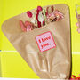 Personalised Vase And Dried Flower Bouquet Gift Box, thumbnail 3 of 3
