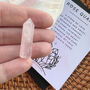 Nurturing Rose Quartz Crystal Tower, thumbnail 1 of 2