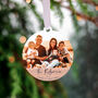 Personalised Wooden Family Portrait Christmas Bauble, thumbnail 5 of 9