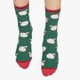 Womens Woolly Sheep Bamboo Socks, thumbnail 1 of 5