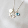 Personalised Cat Necklace In Sterling Silver, thumbnail 1 of 9