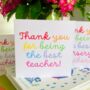 Thank You For Being The Best Teacher Card, thumbnail 1 of 2