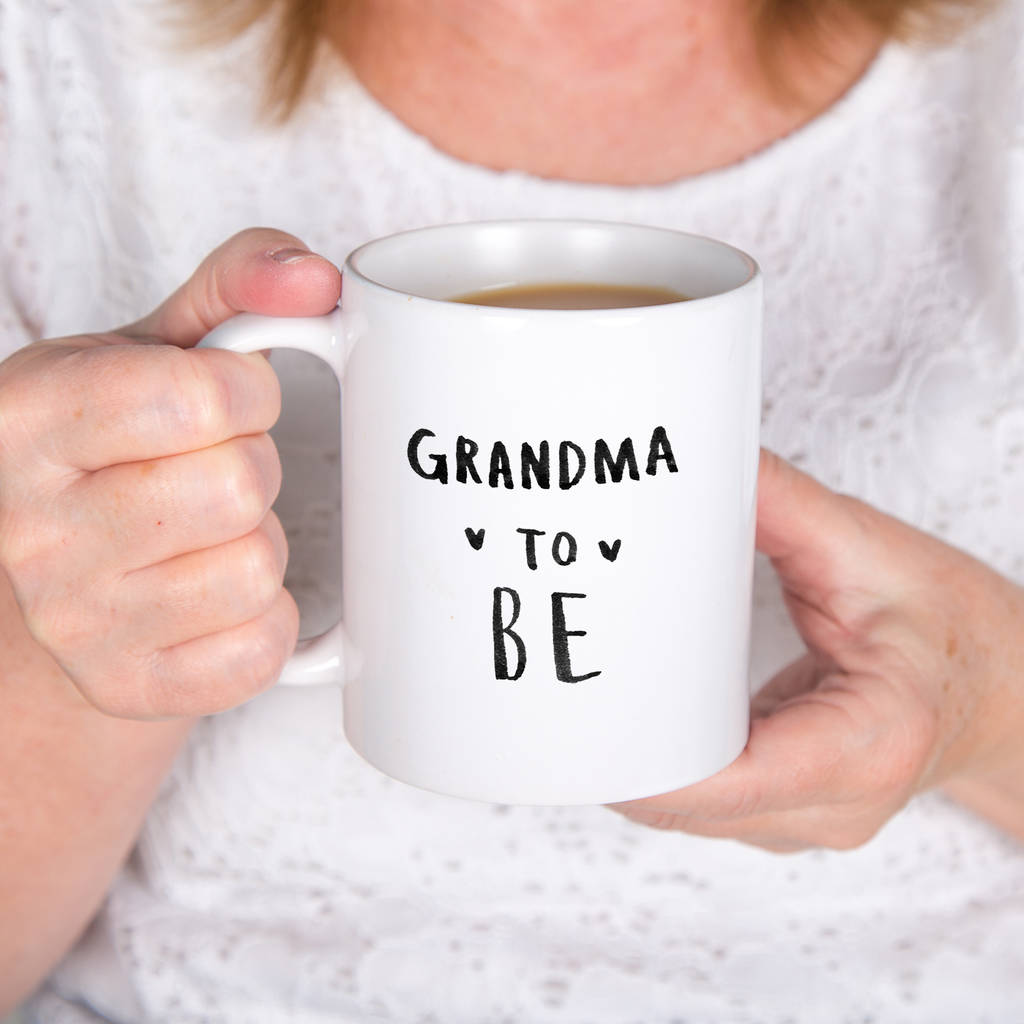 'grandma / granny / nanny to be' mug by ellie ellie