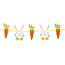 bunny rabbit and carrot party garland by postbox party ...