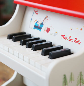 Wooden Moulin Roty Toy Piano, 5 of 5