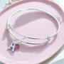 Personalised Initial Birthstone Bangle, thumbnail 1 of 9