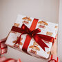 Teddy Bear Personalised Christmas Wrapping Paper, thumbnail 2 of 2