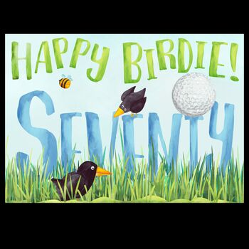 70th Birthday Golf Card, 4 of 5