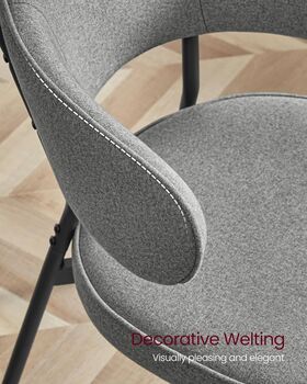Set Of One/Two Dining Chair Modern Upholstered Chair, 6 of 7