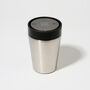 Circular And Co Travel Mug Made From Recycled Stainless Steel 8oz Uncoated Black, thumbnail 1 of 7