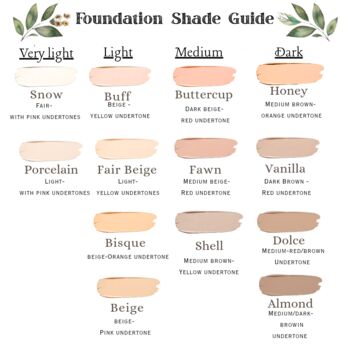 Vegan Liquid Foundation 13 Shades, 9 of 9