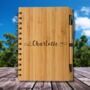 Personalised Eco Bamboo Notebook With Name, thumbnail 5 of 7