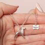 Personalised Great Dane Silver Necklace, thumbnail 1 of 10