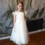 Helena In Ivory ~ Flower Girl | Ceremonial Dress, thumbnail 3 of 5