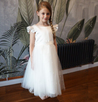Helena In Ivory ~ Flower Girl | Ceremonial Dress, 3 of 5