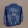 Personalised Embroidered Butterfly Children's Denim Jacket, thumbnail 2 of 8