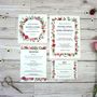Floral Bloom Wedding Stationery, thumbnail 1 of 12