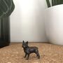 Miniature Bronze French Bull Dog Sculpture 8th Bronze, thumbnail 4 of 12