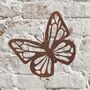 Metal Butterfly Garden Sculpture Wall Art, thumbnail 1 of 1