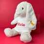 Personalised Steiff Hoppie Rabbit Large Soft Toy, thumbnail 2 of 6