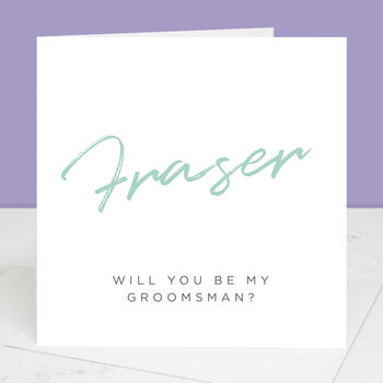 Will You Be My Groomsman Card, 2 of 4