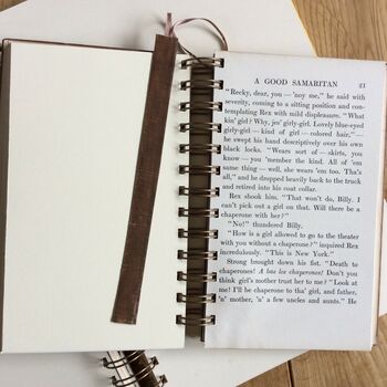 'A Good Samaritan' Upcycled Notebook, 3 of 4