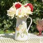 Country Flowers Ceramic Pitcher Jug Vase, thumbnail 7 of 10