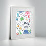 Personalised Under The Sea Children’s Nursery Framed Print, thumbnail 6 of 10