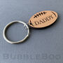 Rugby Ball Keyring For Father's Day, thumbnail 2 of 4
