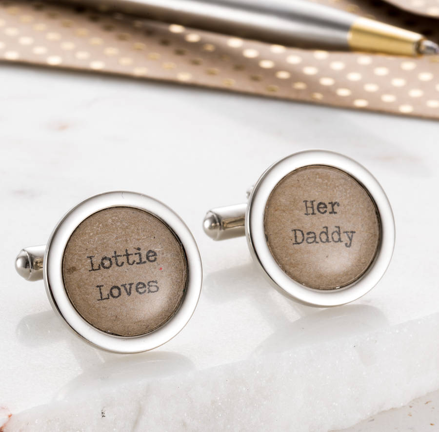 Personalised Love Letter Cufflinks, 1 of 7