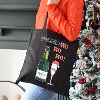 Christmas Prosecco Tote Bag, 2 of 4