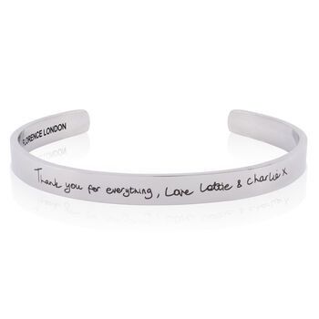 Personalised Men's Handwriting Bracelet, 2 of 6