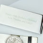 60th Birthday Sixpence Coin Money Clip, thumbnail 4 of 11