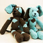 Hand Knitted Toy Dog In Two Colours, thumbnail 2 of 2
