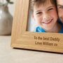 Fathers Day Gifts Dad Personalised Photo Frame 6x4, thumbnail 2 of 6