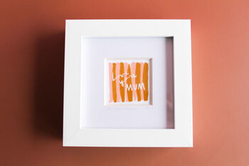 Love You Mum Striped Mini Art Print, 3 of 10