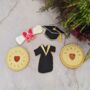 Graduation Mixed Box With Personalised Biscuits, thumbnail 1 of 4