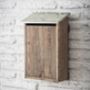 Wood And Zinc Post Box, thumbnail 1 of 2