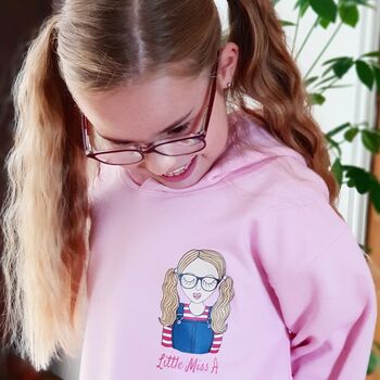 Personalised Create Your Own Little Miss Hoody, 2 of 7