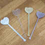 Wedding Place Setting Favour Drink Stirrers, thumbnail 2 of 4