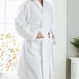Luxury Waffle Cotton Bathrobe The Lyndon Company L Xl Pink, thumbnail 3 of 4