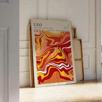 Leo Astrology Print, 2 of 5