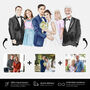 Personalised 1st Anniversary Gift For Her – Custom Hand Drawn Watercolour Couple Portrait From Photo, thumbnail 11 of 12