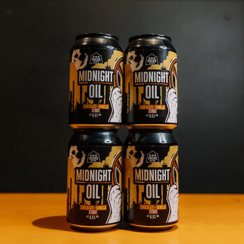 Midnight Oil Chocolate And Vanilla Stout Pack Of Four, 2 of 2