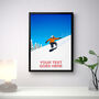 Personalised Snowboard Art Print, thumbnail 2 of 7