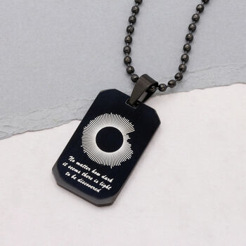 Customised Soundwave Dog Tag Necklace, 2 of 9