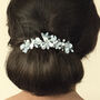 Freshwater Pearl Silver Plated Bridal Comb, thumbnail 3 of 7