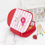 Personalised Circus Themed Red Lunch Bag, thumbnail 9 of 10