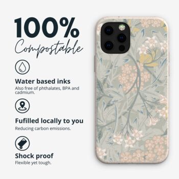 Jasmine Eco Friendly, Biodegradable Phone Case, 2 of 11