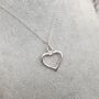 The Silver Heart Necklace, thumbnail 3 of 8